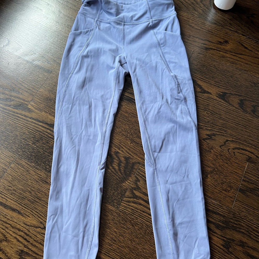 lululemon athletica Light Blue Leggings
